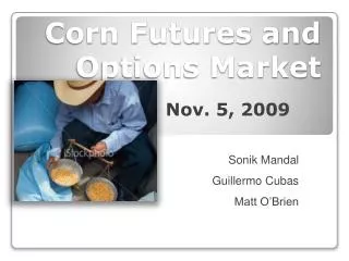 Corn Futures and Options Market