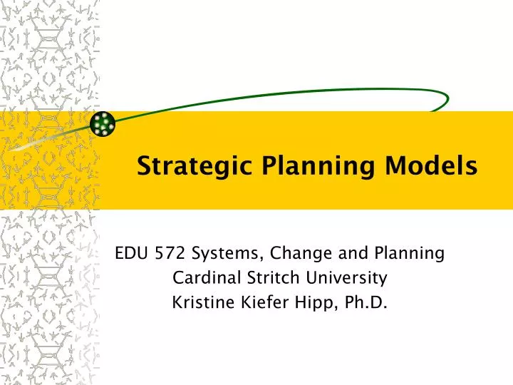 strategic planning models