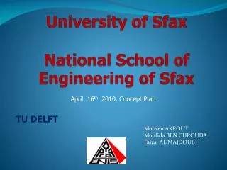University of Sfax National School of Engineering of Sfax