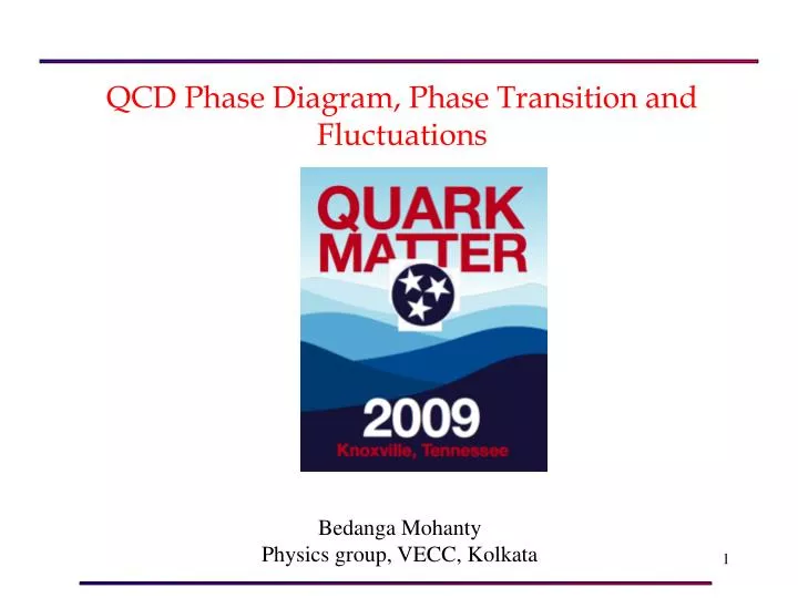qcd phase diagram phase transition and fluctuations