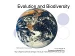 Evolution and Biodiversity - slide 1