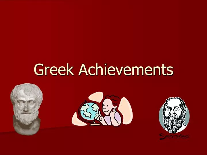 greek achievements