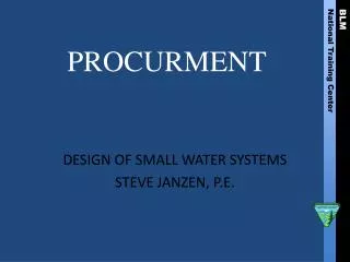 PROCURMENT