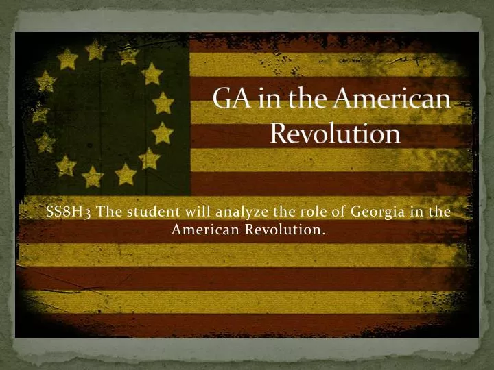 ga in the american revolution