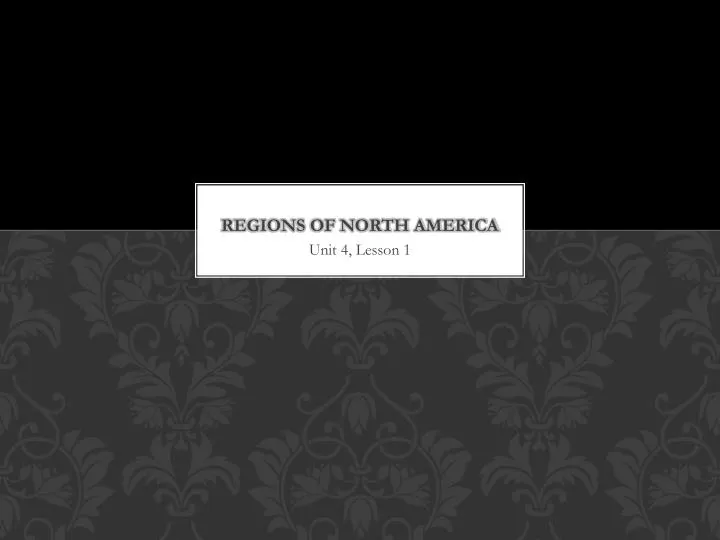 regions of north america