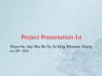 Project Presentation-1st - slide 1