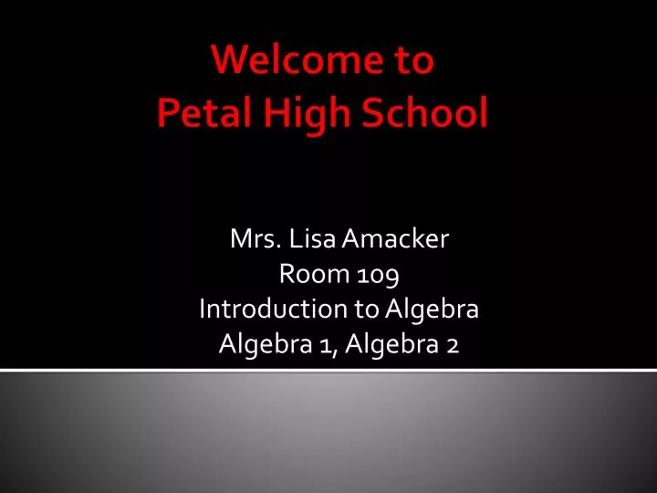 mrs lisa amacker room 109 introduction to algebra algebra 1 algebra 2