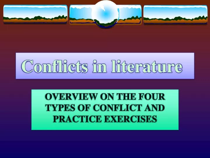 conflicts in literature