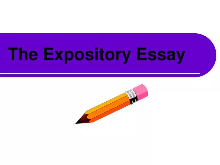 the expository essay