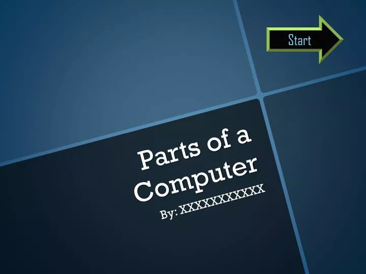 parts of a computer