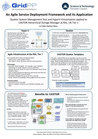 An Agile Service Deployment Framework and its Application