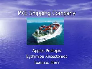 PXE Shipping Company