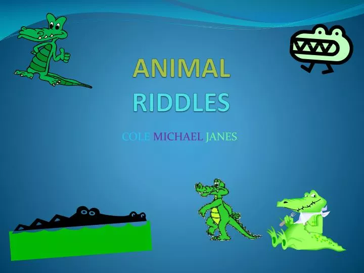 animal riddles