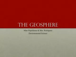 The Geosphere