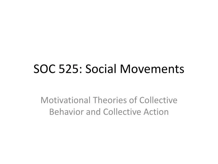 soc 525 social movements