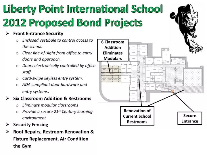 liberty point international school 2012 proposed bond projects