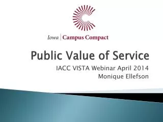 Public Value of Service