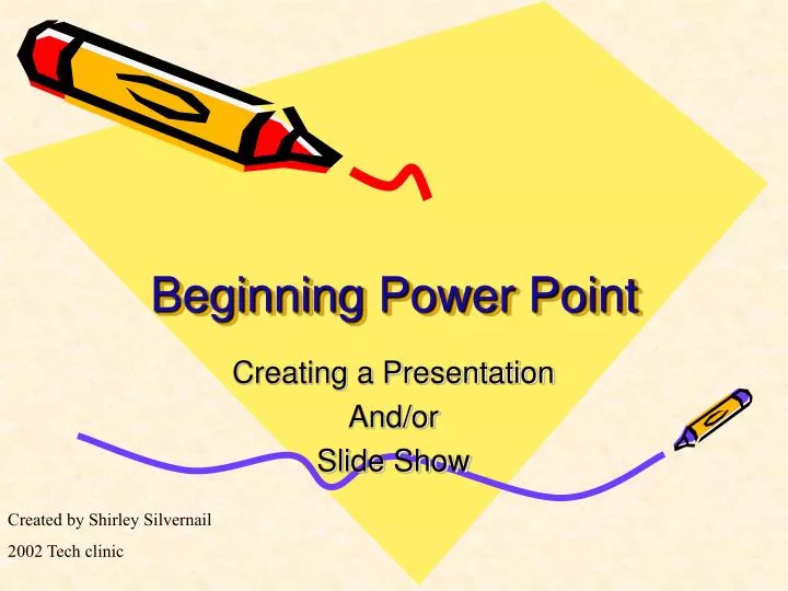 beginning power point