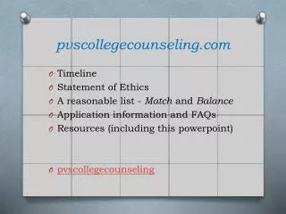 pvscollegecounseling