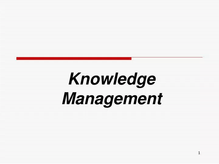 knowledge management