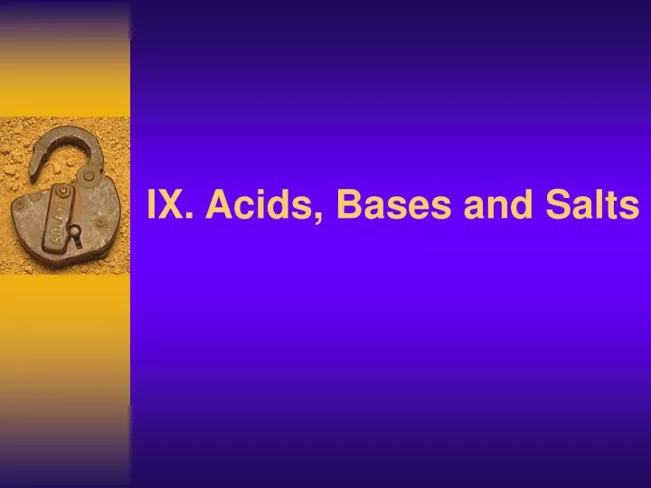 ix acids bases and salts
