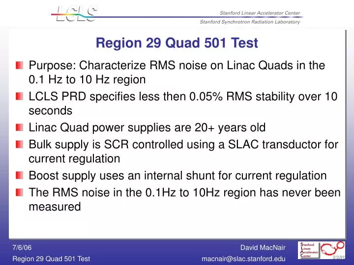 region 29 quad 501 test