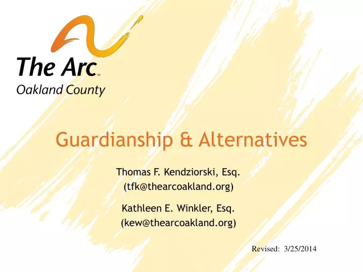 guardianship alternatives