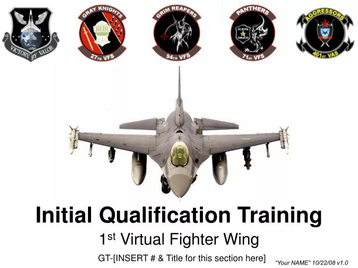 initial qualification training