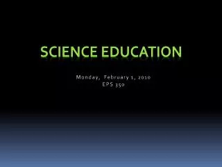 Science Education