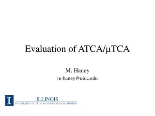 Evaluation of ATCA/ m TCA