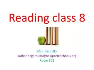 reading class 8