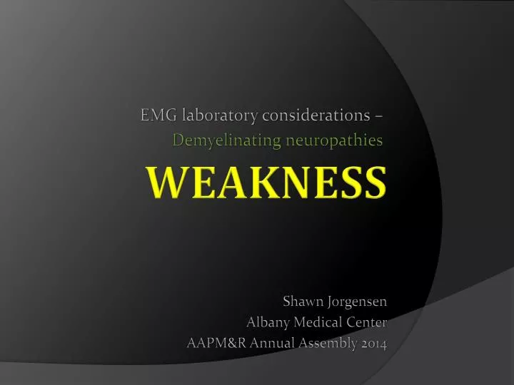 emg laboratory considerations demyelinating neuropathies