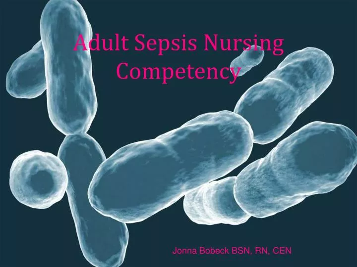 adult sepsis nursing competency