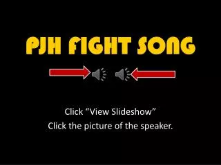 PJH FIGHT SONG