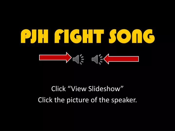 pjh fight song