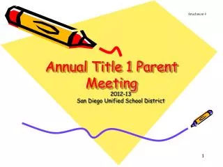 annual title 1 parent meeting
