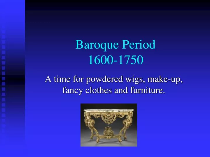 baroque period 1600 1750