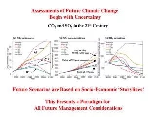 CO 2 and SO 2 in the 21 st Century