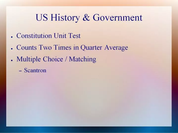us history government