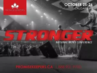 OCTOBER 25-26 CALGARY, AB