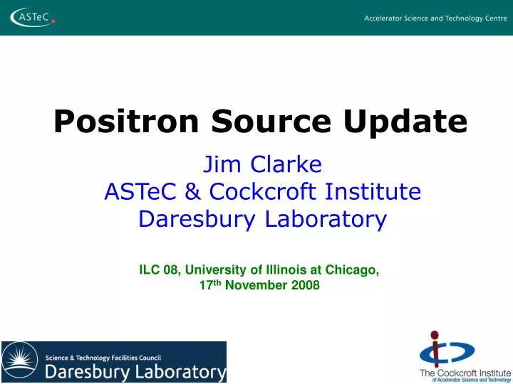 positron source update