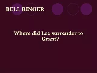 bell ringer