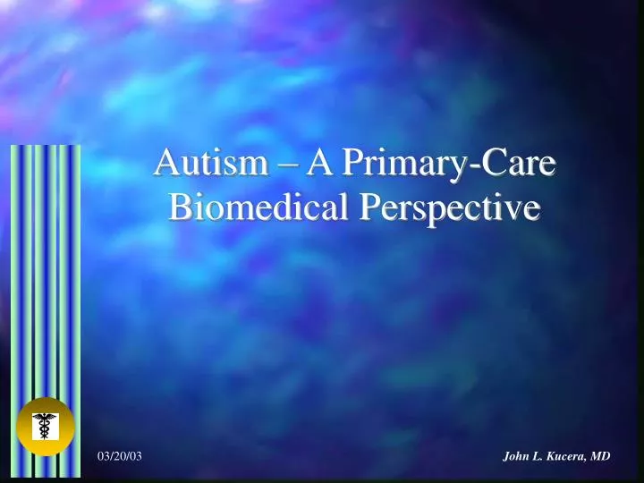 autism a primary care biomedical perspective