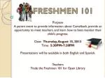Camelback Parent Information Event: Monitor Child's Progress - slide 1