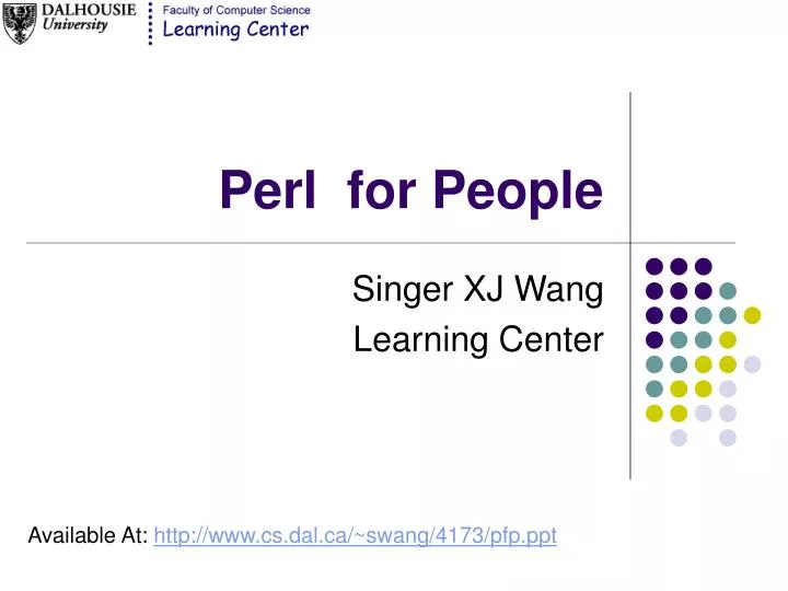 perl for people