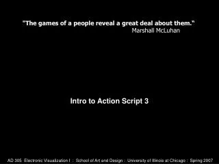 Intro to Action Script 3