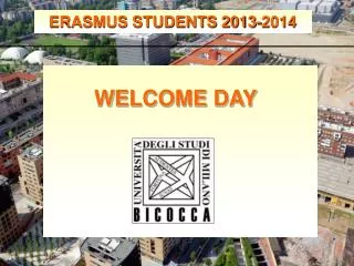 ERASMUS STUDENTS 2013-2014