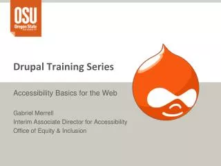 Drupal Training Series