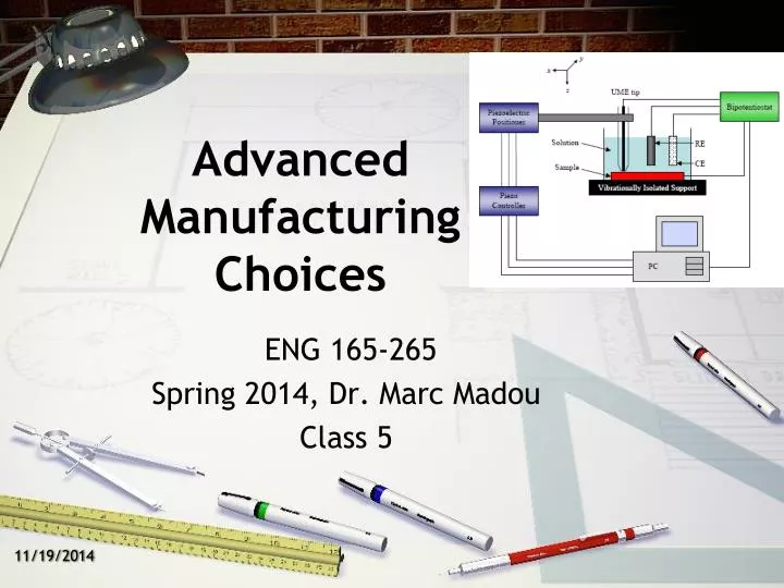 advanced manufacturing choices