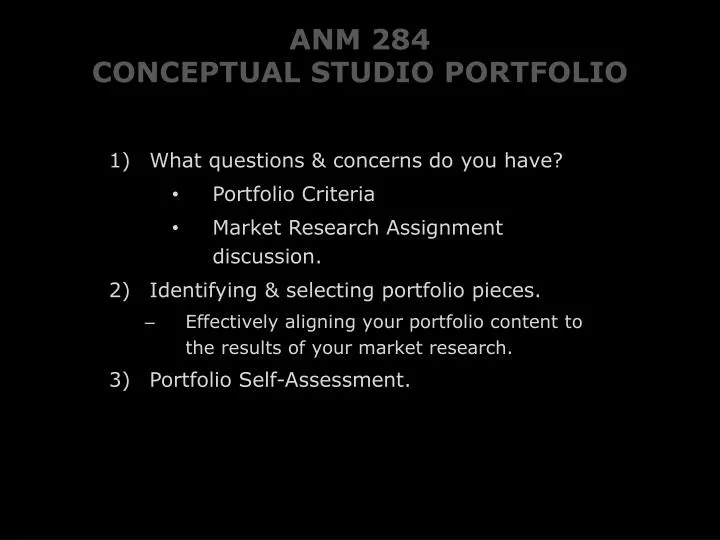 anm 284 conceptual studio portfolio